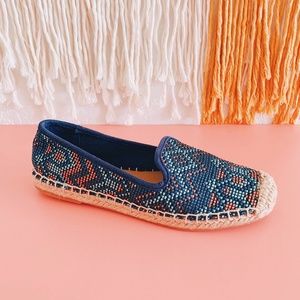 Bass & Co Aztec Jenna Espadrille Flats